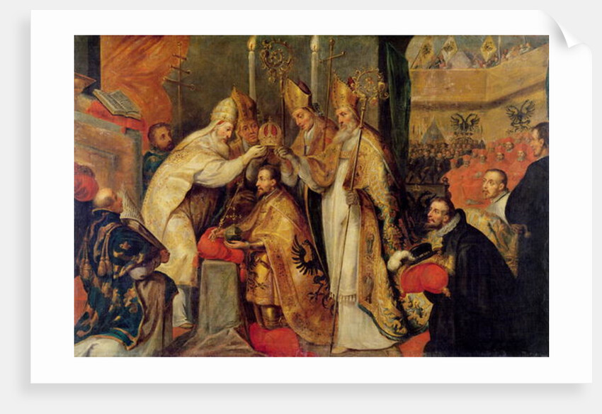 The Coronation of Charles V, Holy Roman Emperor by Cornelius I Schut