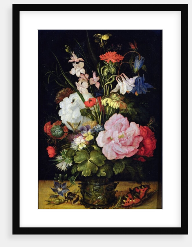Flowers in a Vase by Roelandt Jacobsz. Savery