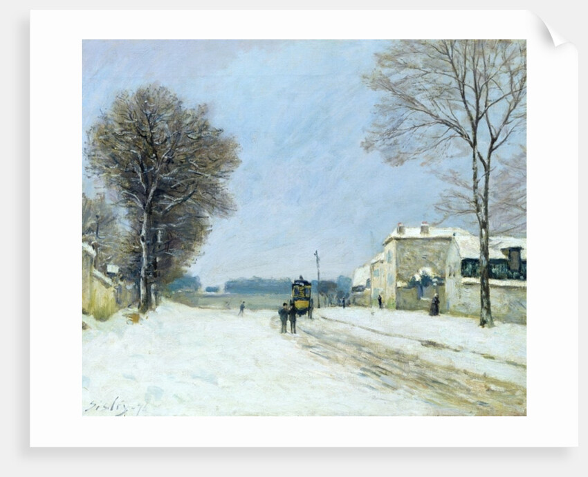 Winter, Snow Effect, 1876 by Alfred Sisley