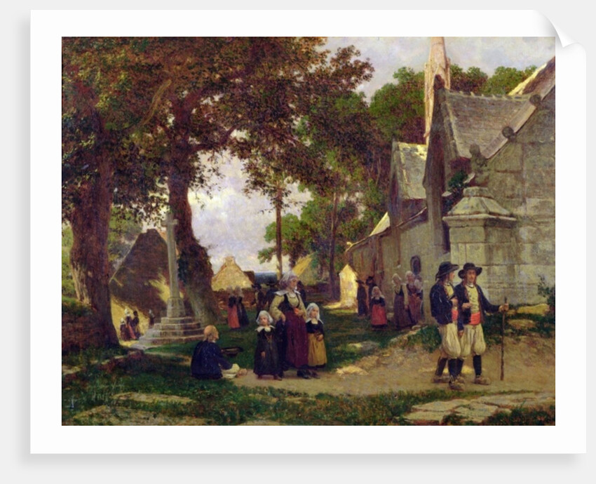 Church in Brittany by Otto Weber
