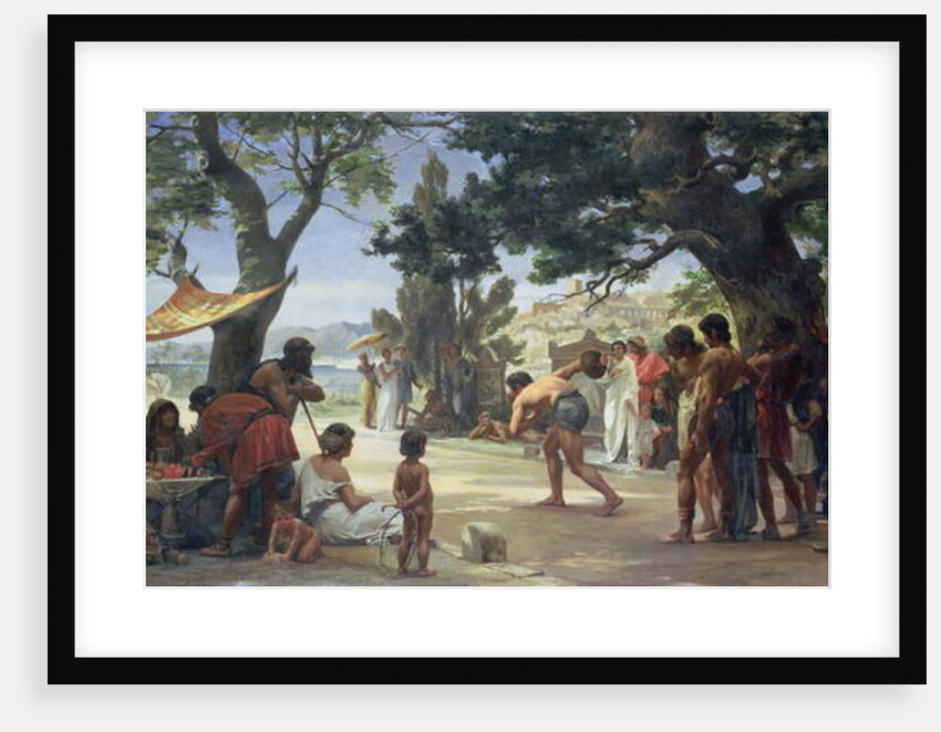 Throwing the Discus, 1875 by Edouard-Joseph Dantan