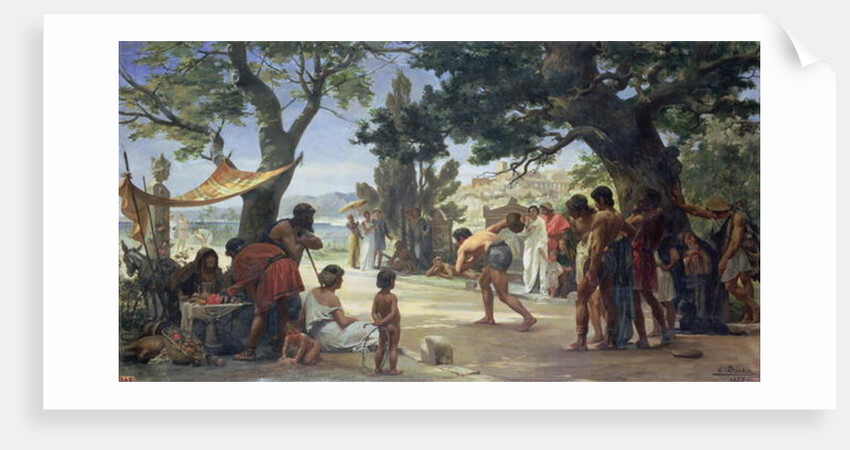 Throwing the Discus, 1875 by Edouard-Joseph Dantan