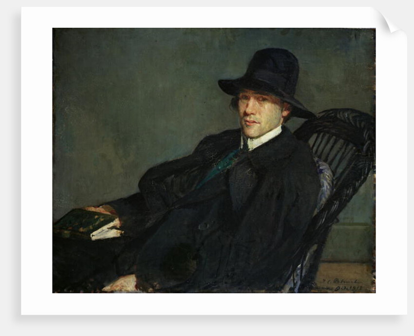 Portrait of Andre Gide 1912 by Jacques-Emile Blanche