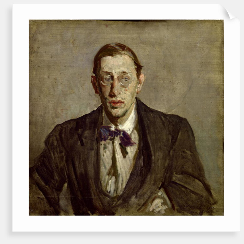 Study for a Portrait of Igor Stravinsky, 1913 by Jacques-Emile Blanche
