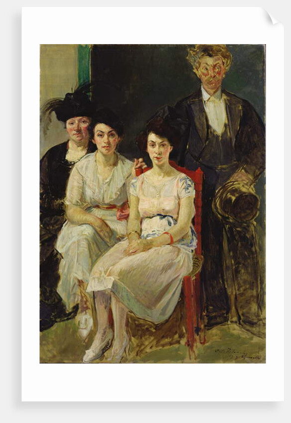 The Capelle Family, 1919 by Jacques-Emile Blanche