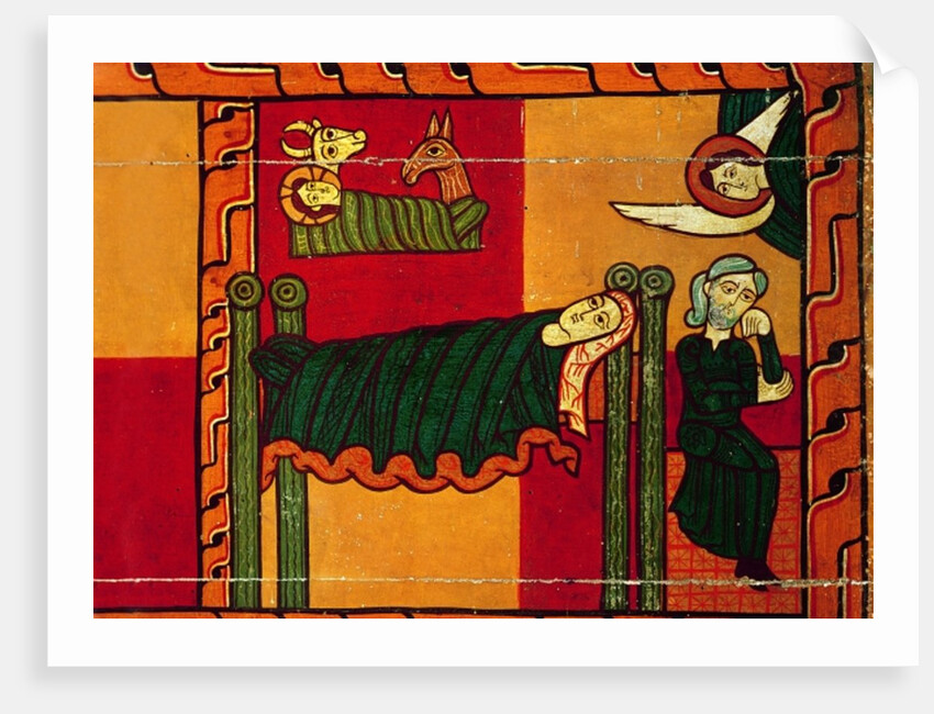 The Nativity, side panel from an altarpiece, Catalan by Spanish School