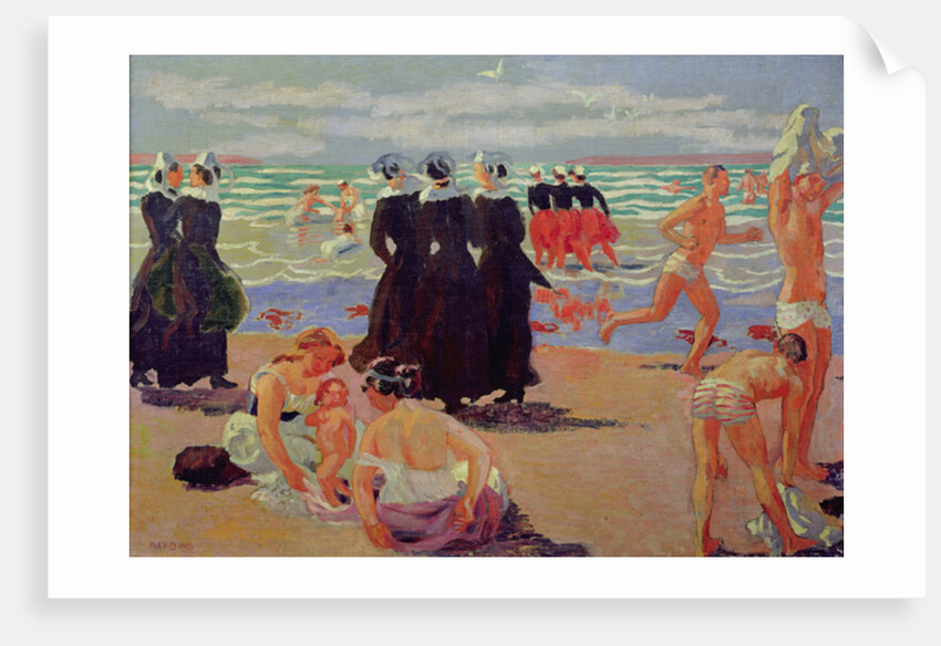 Bathing at the Pardon of Sainte-Anne-la-Palud, 1905 by Maurice Denis