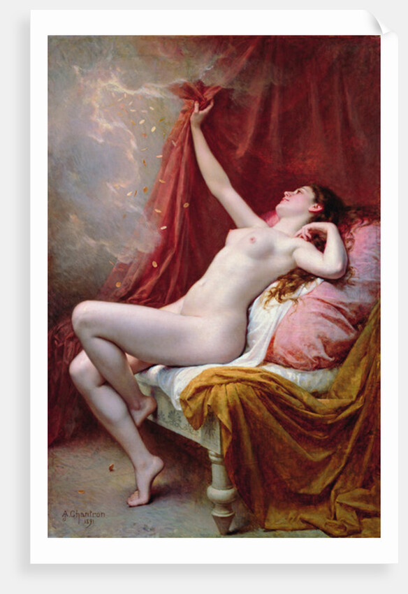 Danae, 1891 by Alexandre-Jacques Chantron