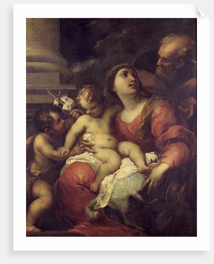 The Holy Family by Valerio Castello