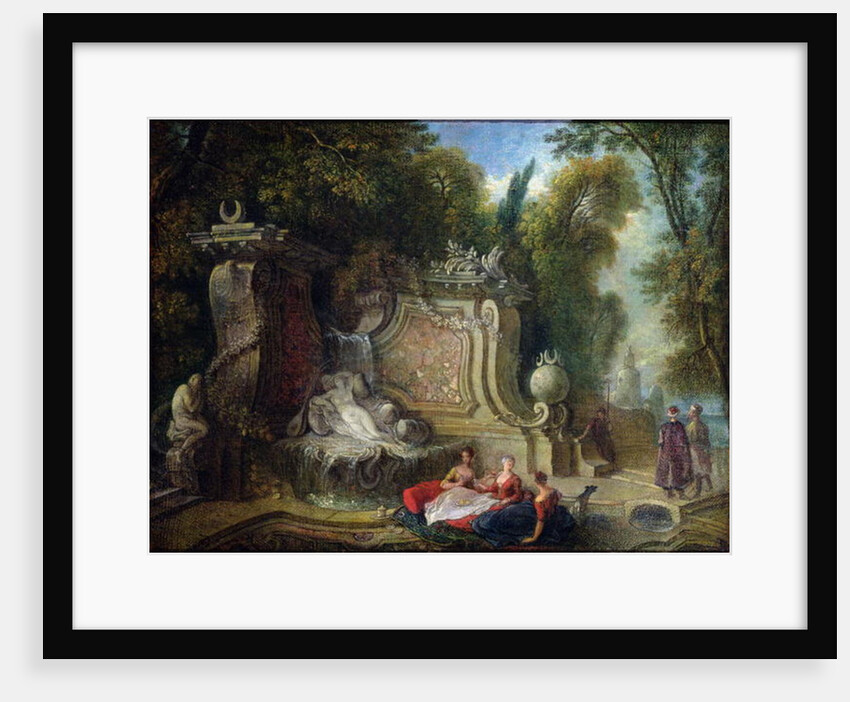 Oriental Garden by Jacques de Lajoue