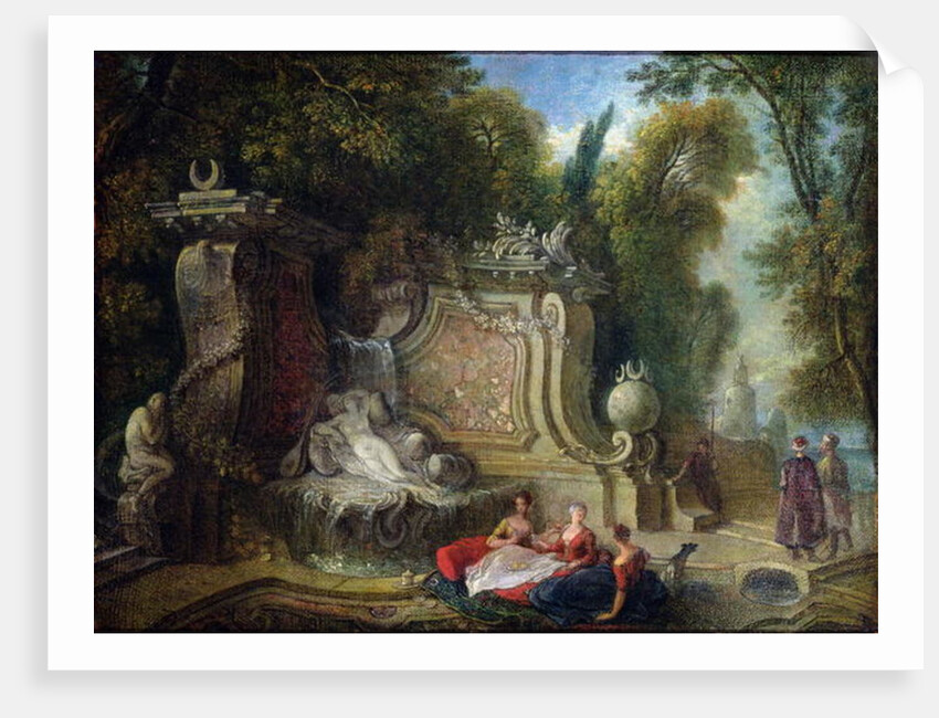 Oriental Garden by Jacques de Lajoue