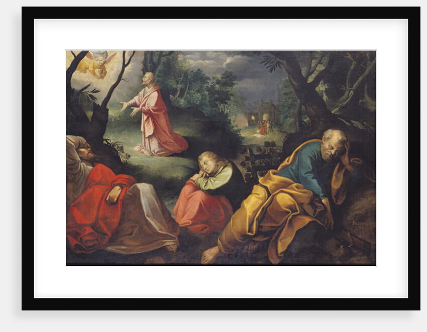Christ in the Garden of Olives, 1625 by Jeremie Le Pilleur