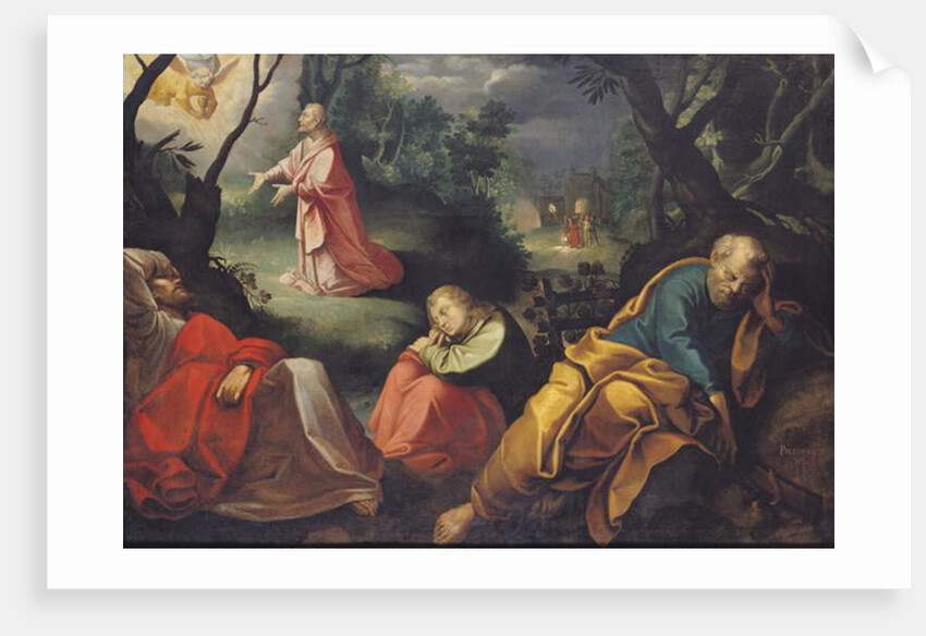 Christ in the Garden of Olives, 1625 by Jeremie Le Pilleur