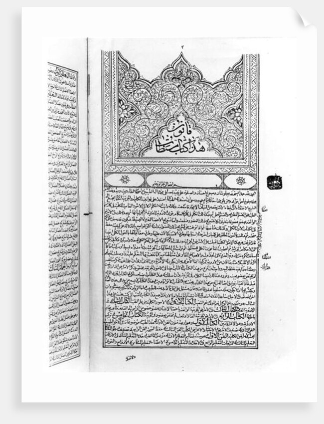 Page from the 'Canon of Medicine' by Avicenna by School Islamic