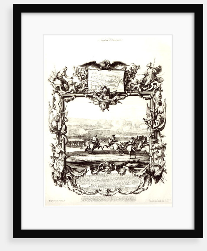 The Battle of Oudenaarde, 11th July 1708 by Abraham Drentwett