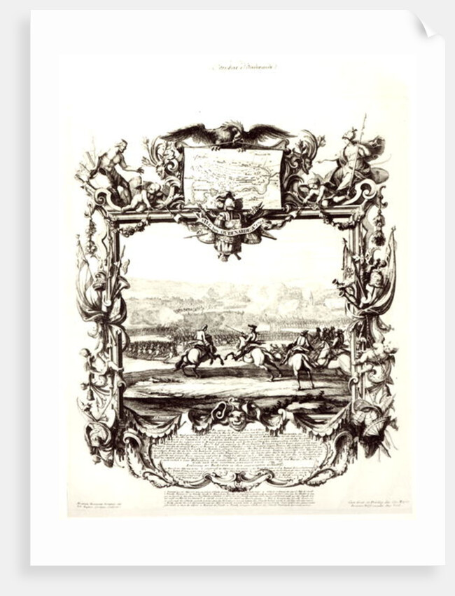 The Battle of Oudenaarde, 11th July 1708 by Abraham Drentwett