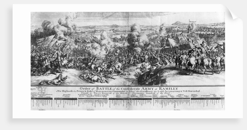 The Battle of Ramillies, 23rd May 1706 by French School