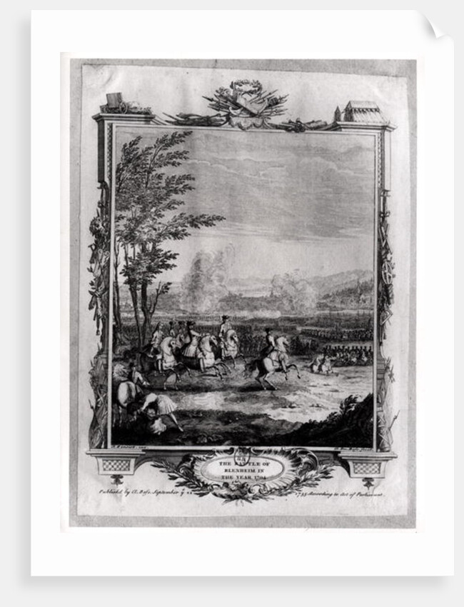 The Battle of Blenheim, 13th August 1704 by or Benoit du Cercle Antoine Benoist