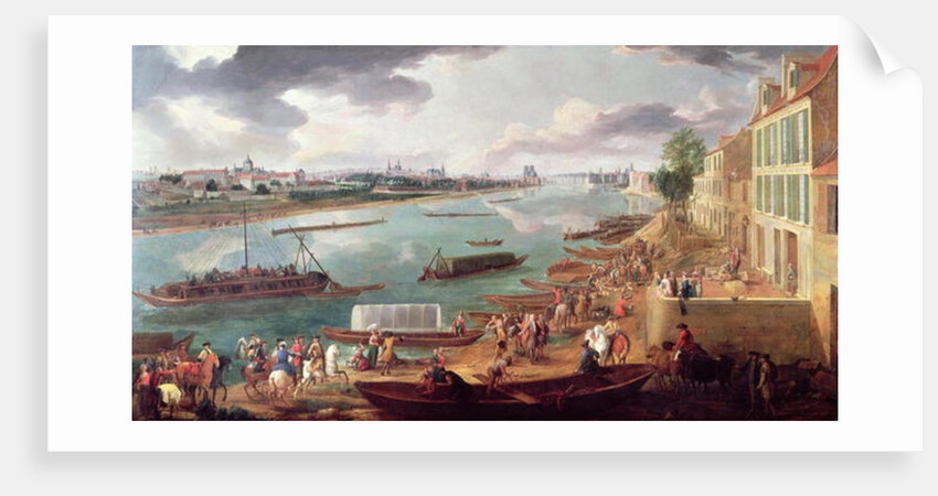 View of Paris from the Quai de la Rapee by Pierre-Denis Martin