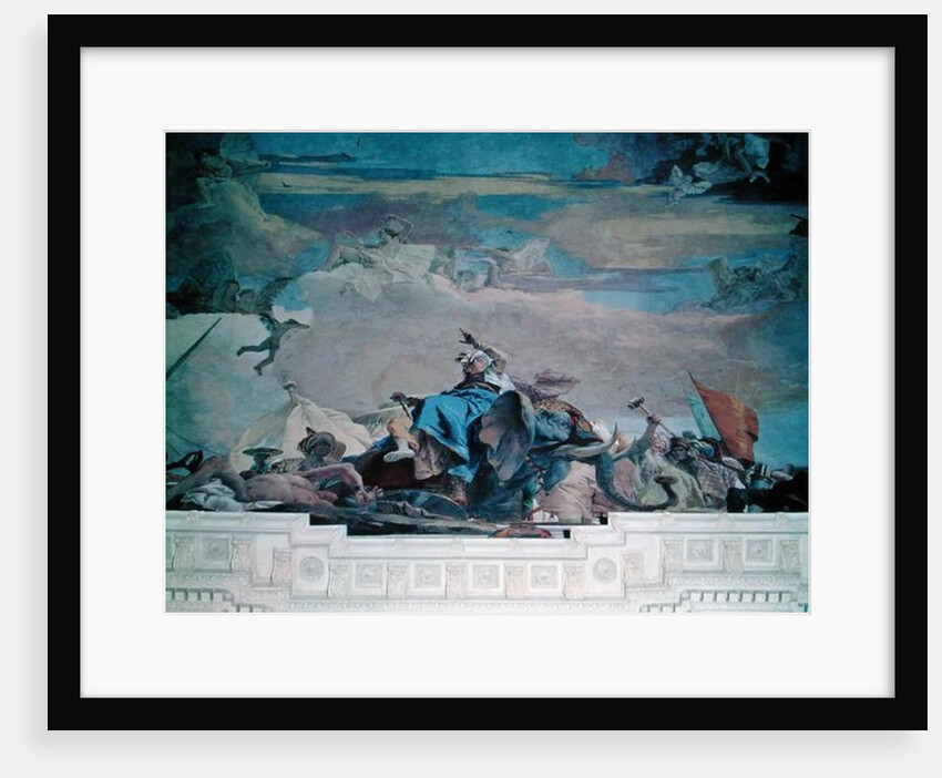 Asia, one of the Four Continents from the ceiling of the 'Treppenhaus', 1750-53 by Giovanni Battista Tiepolo