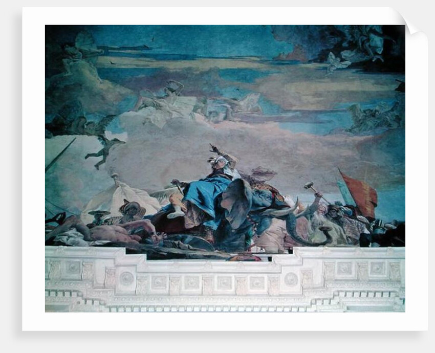 Asia, one of the Four Continents from the ceiling of the 'Treppenhaus', 1750-53 by Giovanni Battista Tiepolo