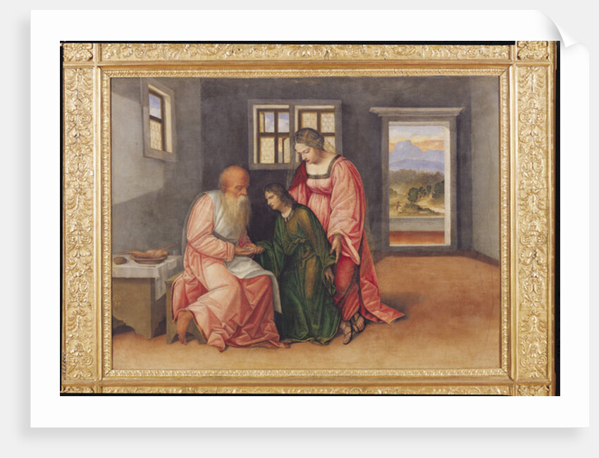 Isaac Blessing Jacob, c.1520 by Girolamo da Treviso II