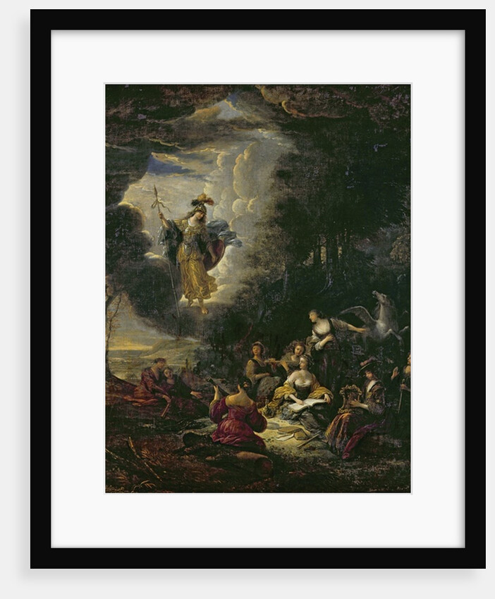 Athena visiting the Muses by Jacob Willemsz de Wet or Wett