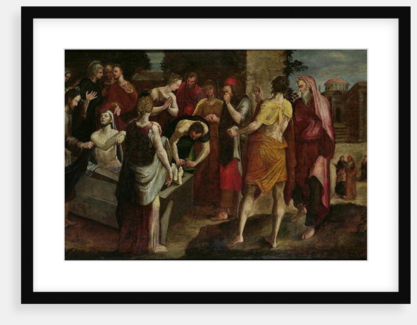 Resurrection of Lazarus by Lambert Zutman