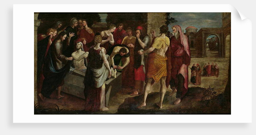 Resurrection of Lazarus by Lambert Zutman