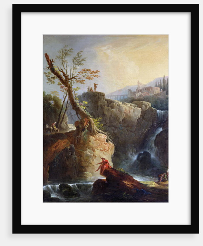 The Waterfall, 1773 by Claude Joseph Vernet