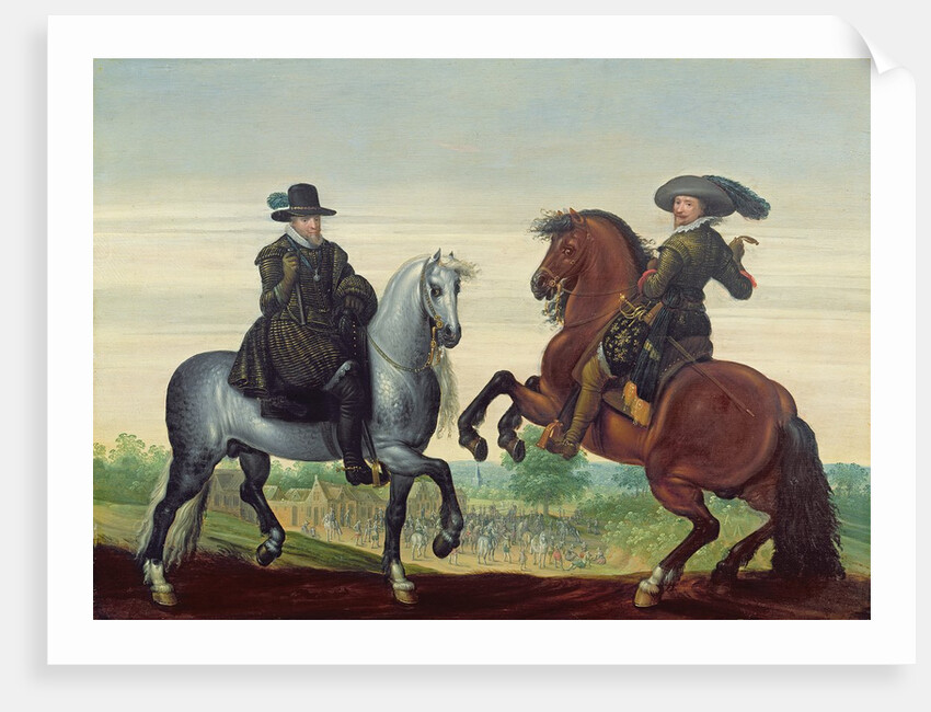 Maurits and Frederik Hendrik of Nassau, Princes of Orange by Pauwels I van Hillegaert