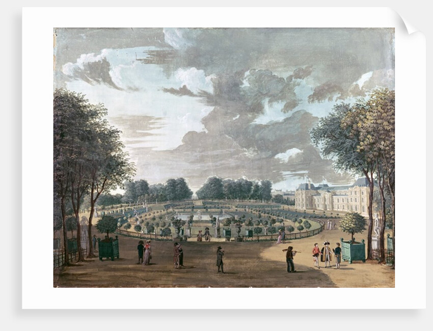 The Luxembourg Gardens by Henri Courvoisier-Voisin