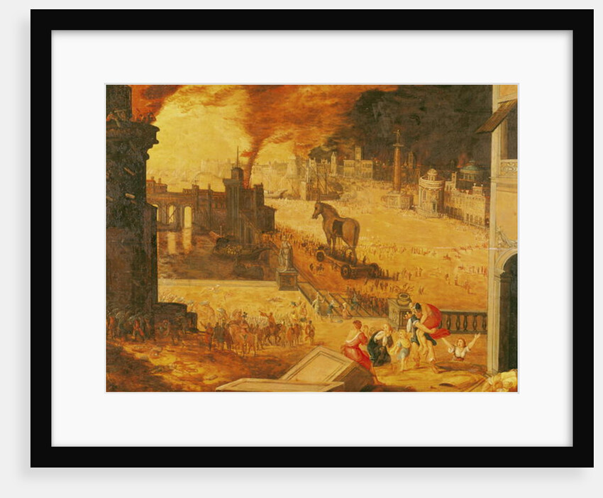 The Siege of Troy by French School