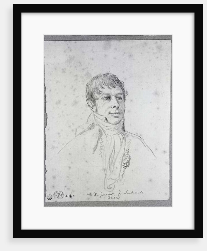 Count Francois Arnail de Jaucourt by Jacques Louis David