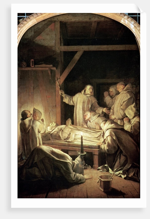 The Death of St. Bruno 6th October 1101, 1645-48 by Eustache Le Sueur