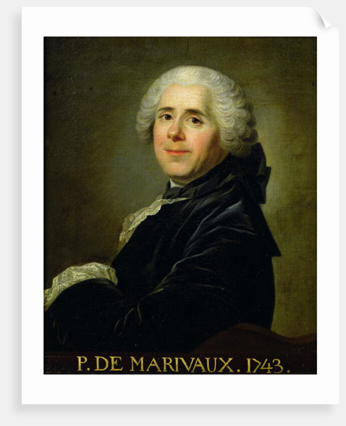 Portrait of Pierre Carlet de Chamblain de Marivaux 1743 by Louis Michel van Loo