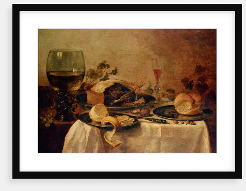 Still Life with Fruit Pie, 1635 by Willem Claesz. Heda