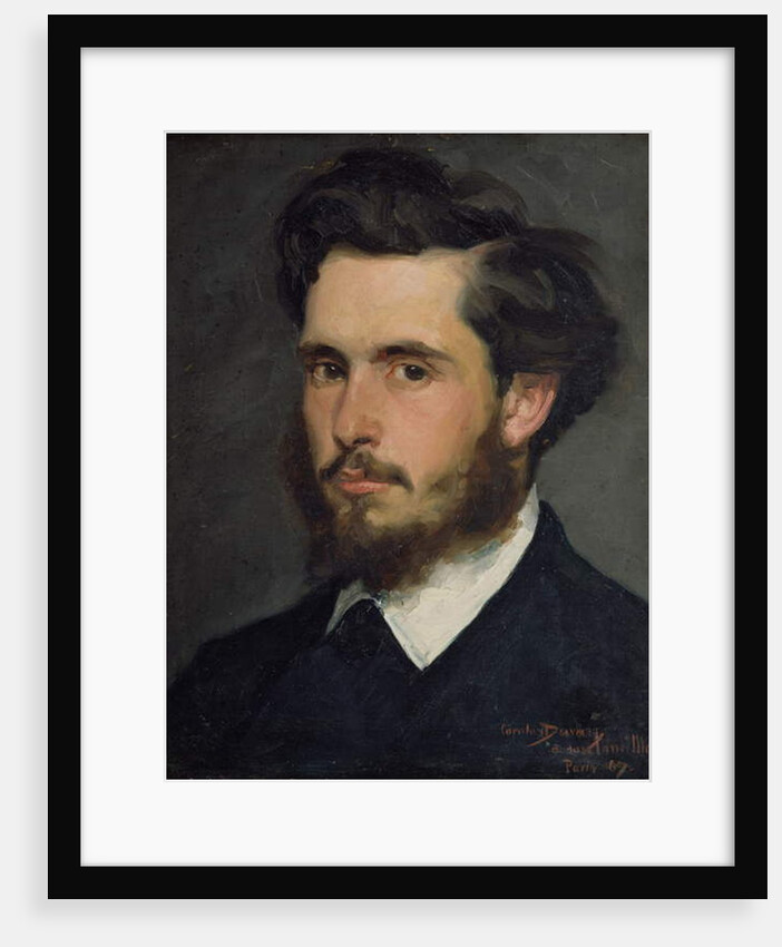 Portrait of Claude Monet 1867 by Charles Emile Auguste Carolus-Duran