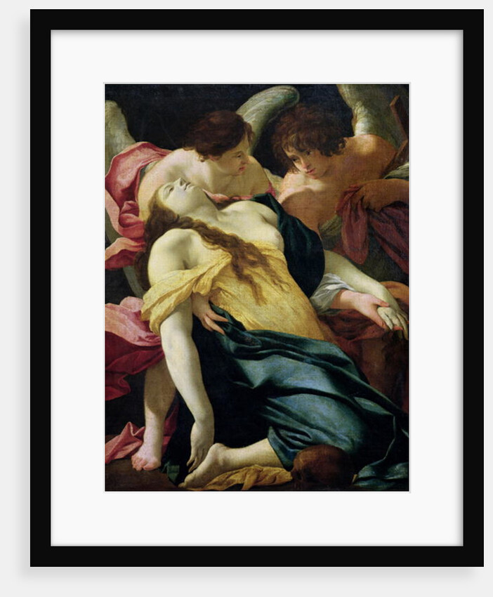 Mary Magdalene Carried by Angels, 17th century by Simon Vouet