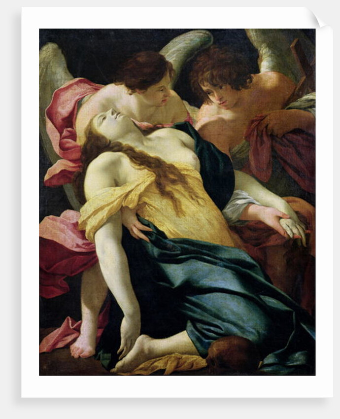 Mary Magdalene Carried by Angels, 17th century by Simon Vouet