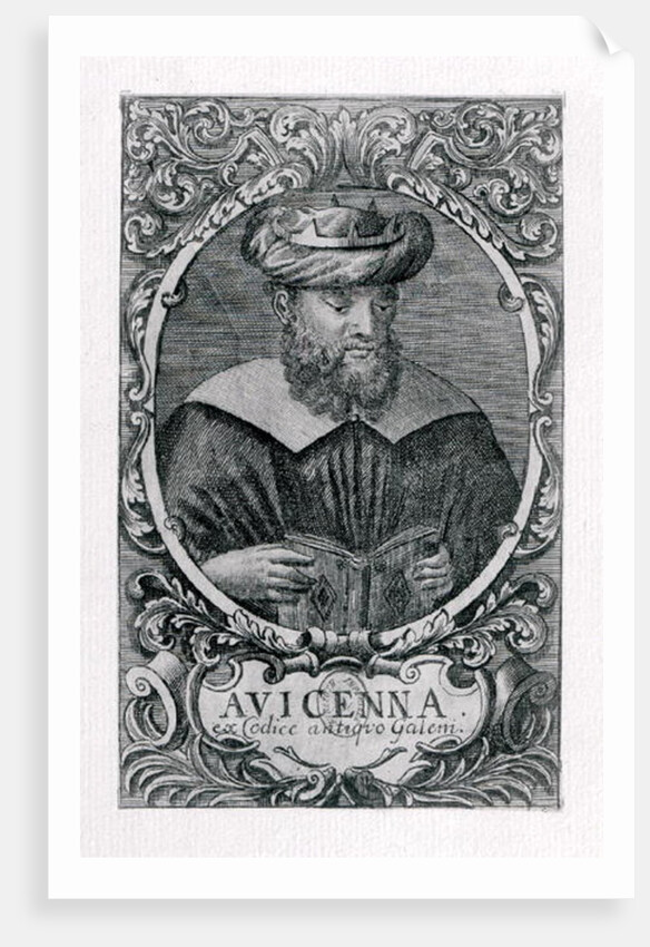 Portrait of Avicenna Reading by French School