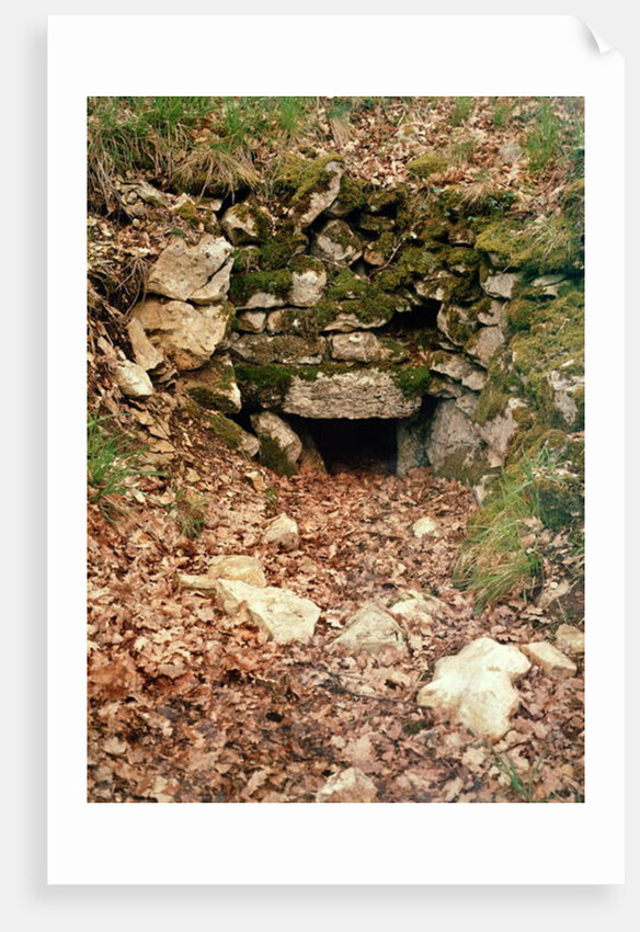 Covered entrance to a tumulus by Prehistoric Prehistoric