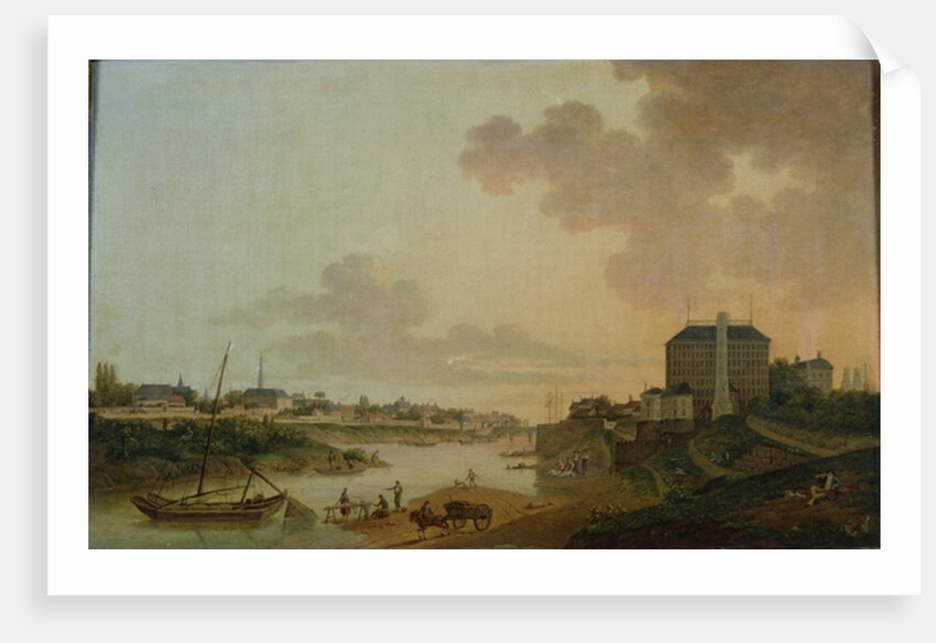 View of the Cotton Factory from the the Motte Sanguin at Orleans, 1825 by Jean Louis Rabigot
