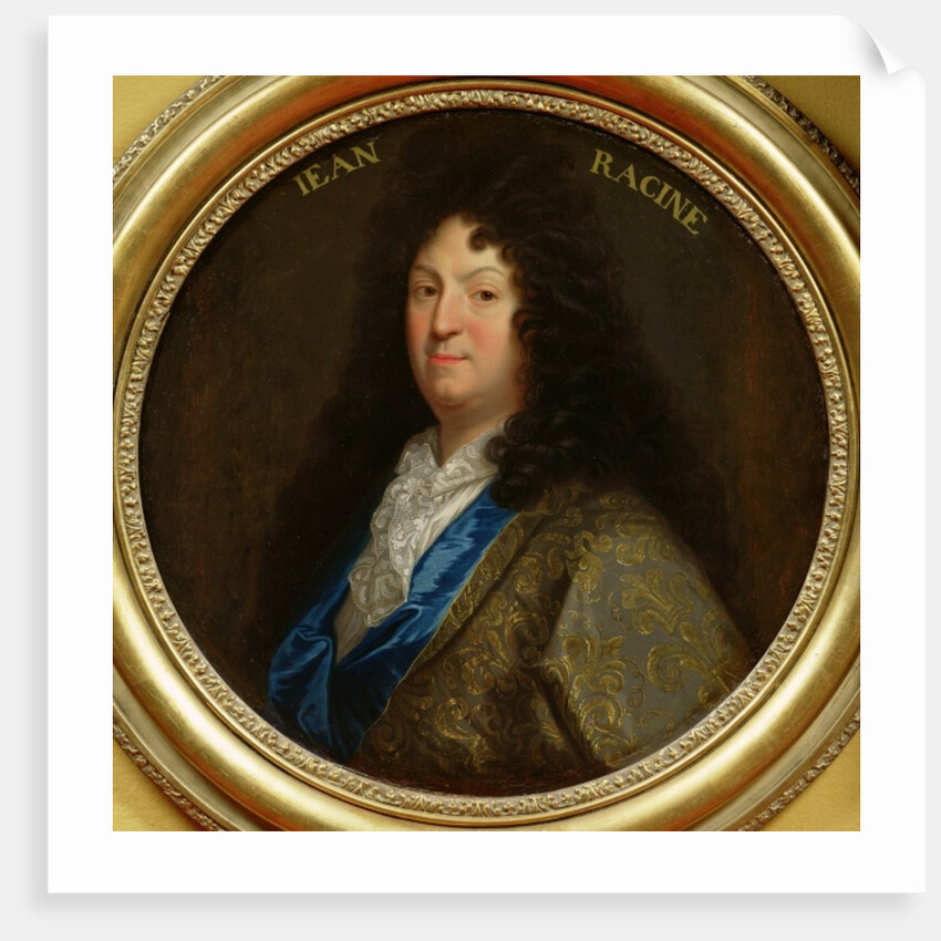 Portrait of Jean Racine by Jean Baptiste (after) Santerre