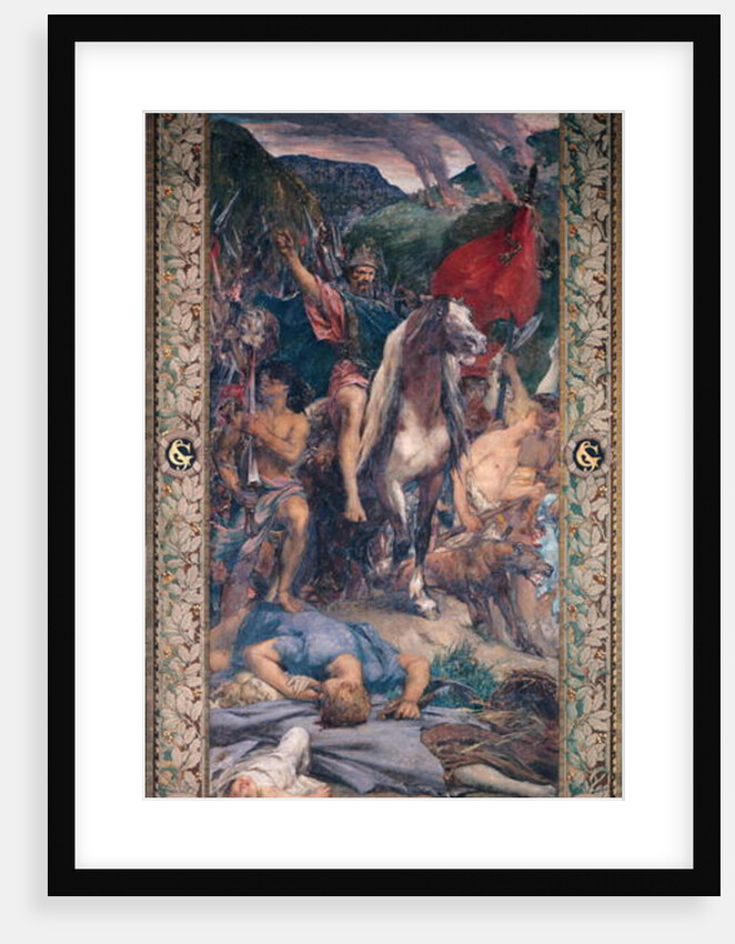 Attila and his Army Marching on Paris by Jules Elie Delaunay