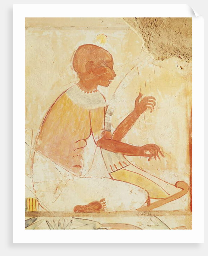 Blind Harpist Singing by Egyptian 18th Dynasty