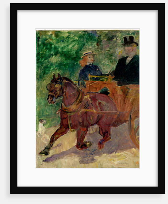 Cob Harnessed to a Cart, 1900 by Henri de Toulouse-Lautrec