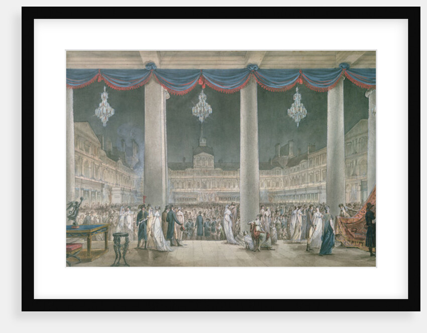 Exhibition of the Products of Industry in the Courtyard of the Louvre in 1801 by French School