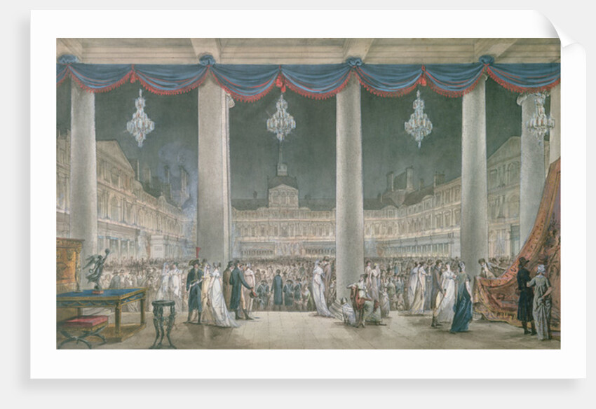 Exhibition of the Products of Industry in the Courtyard of the Louvre in 1801 by French School