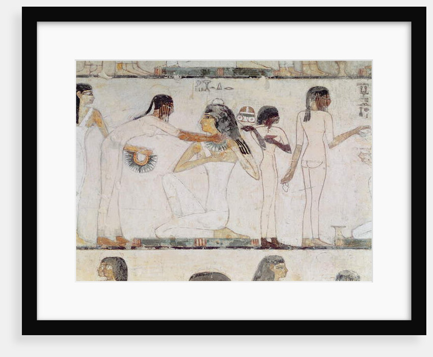 The Toilet of Noblewomen by Egyptian 18th Dynasty